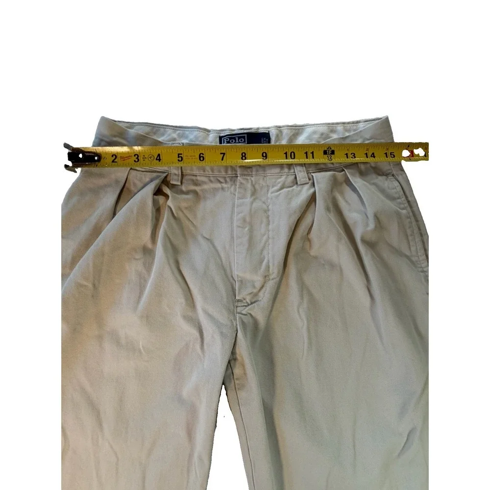 Polo Ralph Lauren Men's Khaki Ethan Pants 30x30 Straight Leg Cotton